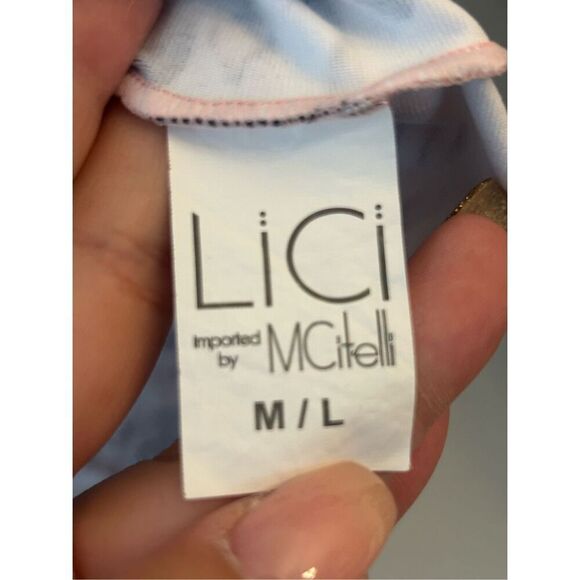 LiCi Fit Workout Set in Safari LS Crop top and shorts size M/L Scrunch Butt Leop - Picture 6 of 15